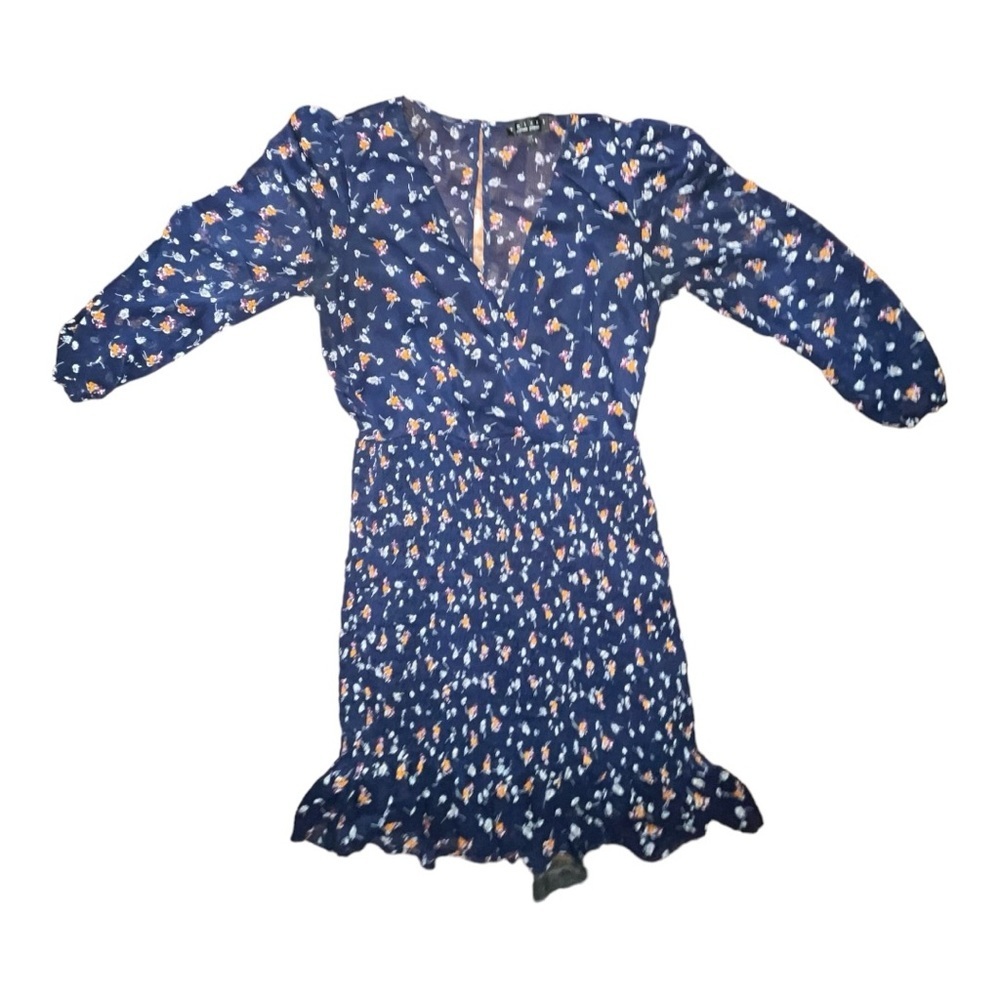 Beautiful Trixxi Clothing Co. Floral Large Navy Dress